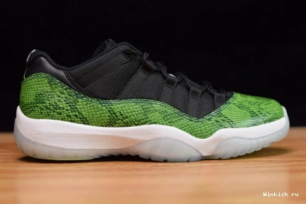 JORDAN 11 SNAKESKIN GREEN RETRO - LOW 1129